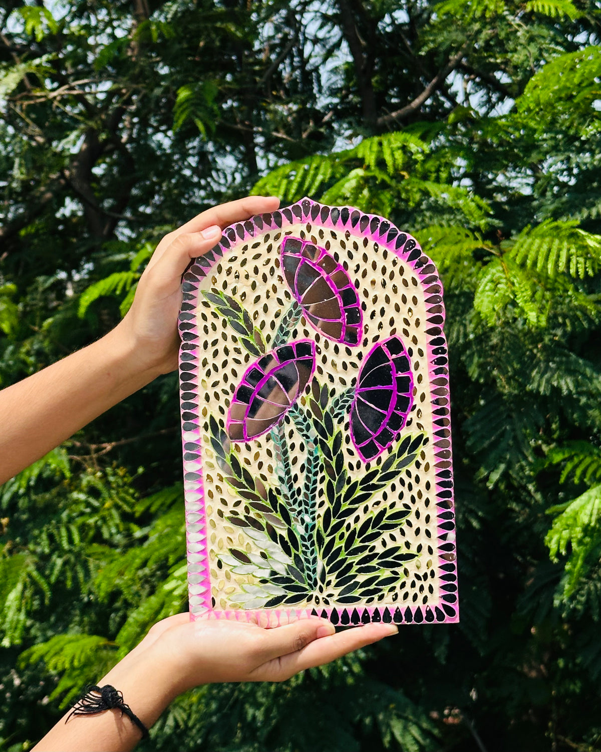 Wall Decor Frame (with mirrors)-446