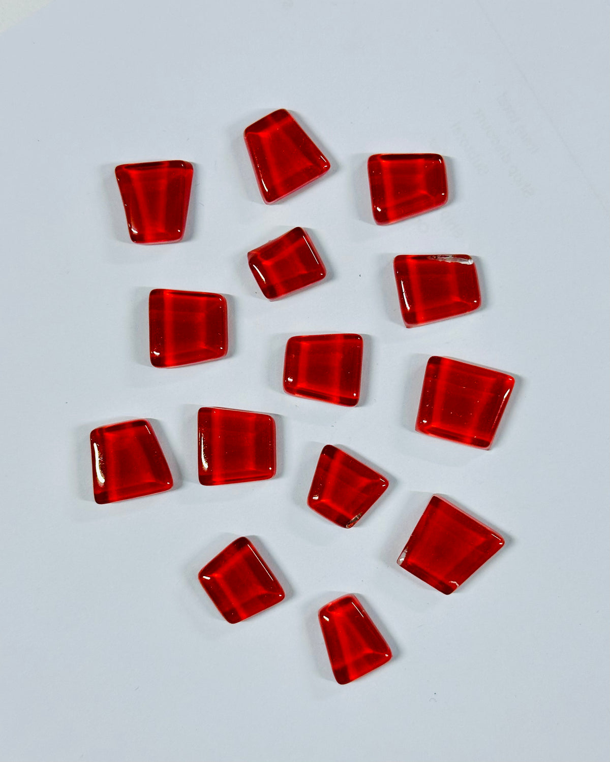 Irregular Shape Red Colour Mosaic Tiles-579
