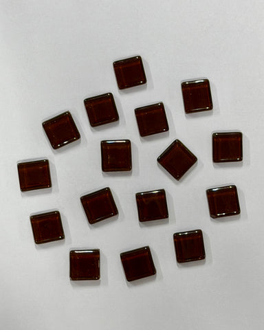 Glossy Square Brown Color Mosaic Tiles-571