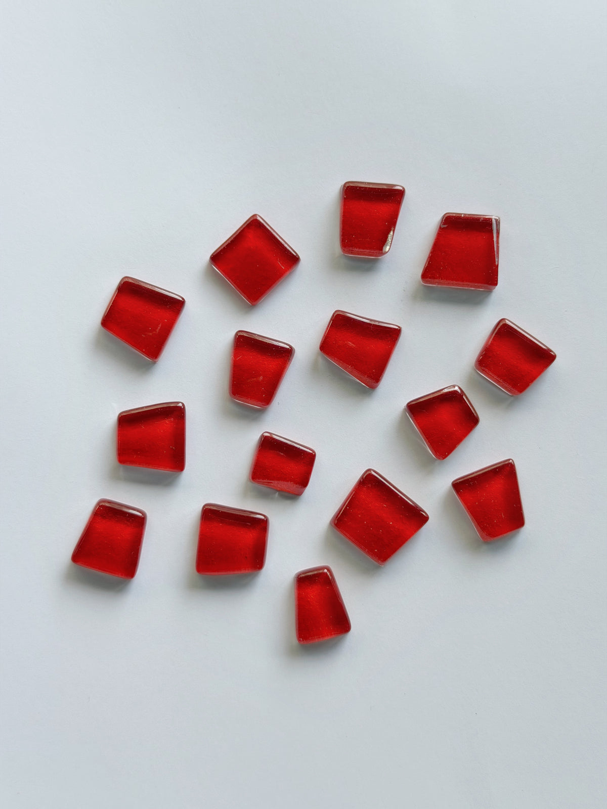 Irregular Shape Red Colour Mosaic Tiles-579