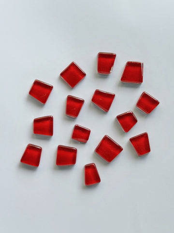 Irregular Shape Red Colour Mosaic Tiles-579