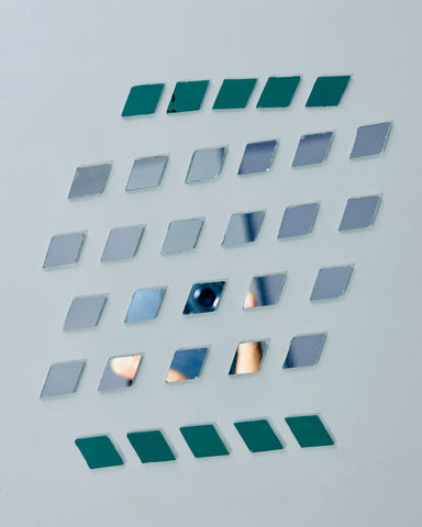 Diamond shape mirrors for art 5mm to 48mm