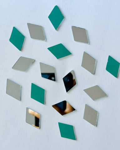 Diamond shape mirrors for art 5mm to 48mm