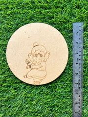 Premarked Round  ganeshji shape MDF-150