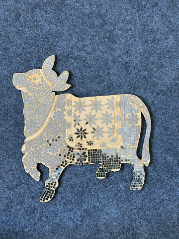 Decorative  Premarked shree nath ji  MDF With Mirror -567