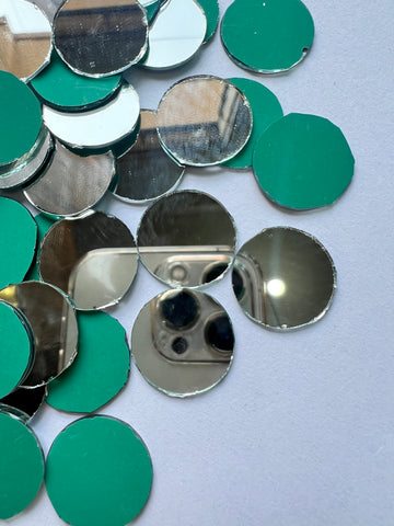 Round shape silver mirrors for art (4mm To 60mm)