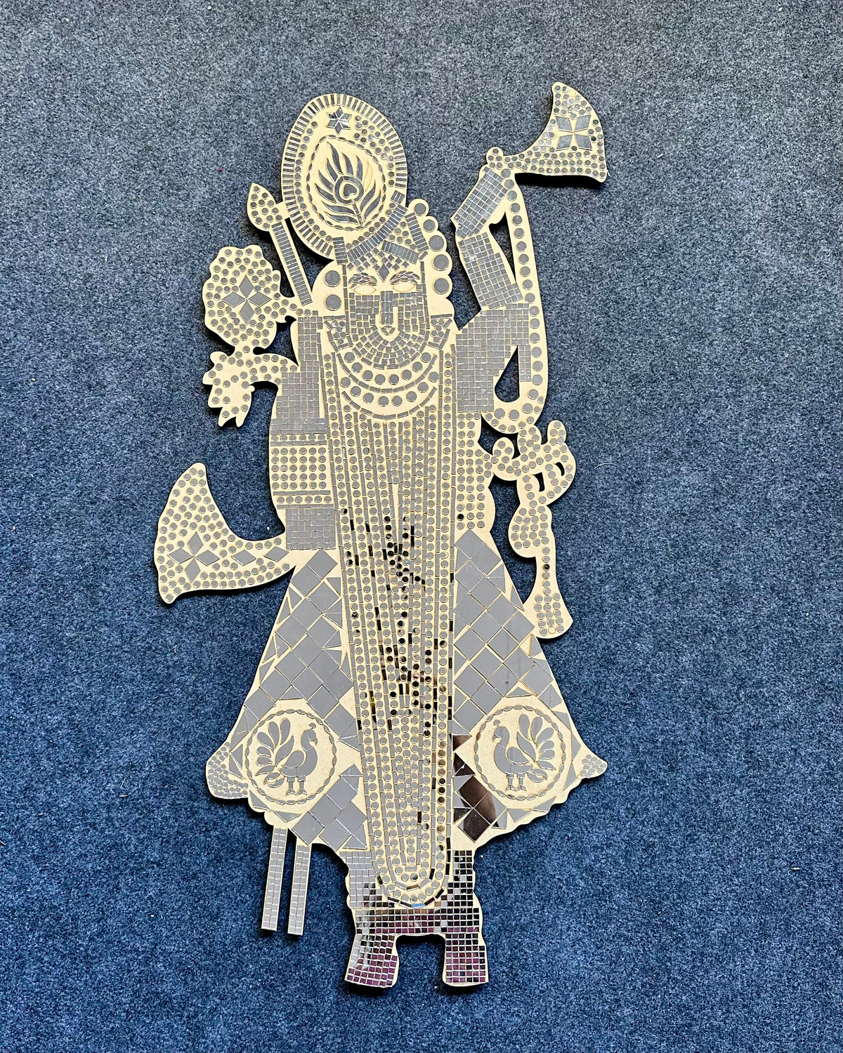 Decorative  Premarked shree nath ji  MDF With Mirror -567