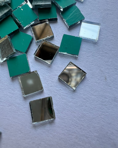 Square shape silver mirrors for art 4mm to 60mm