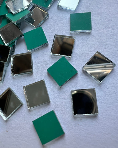 Square shape silver mirrors for art 4mm to 60mm