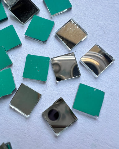 Square shape silver mirrors for art 4mm to 60mm