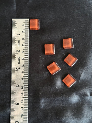 Glossy Square Brown Color Mosaic Tiles-571