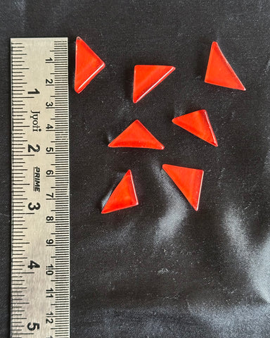 Trangle Shape Red Colour Mosaic Tiles-582