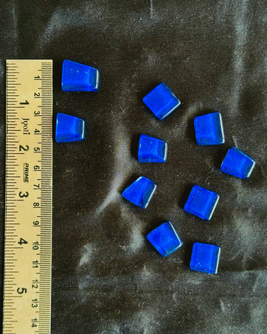 Irregular Shape Blue Colour Mosaic Tiles-578