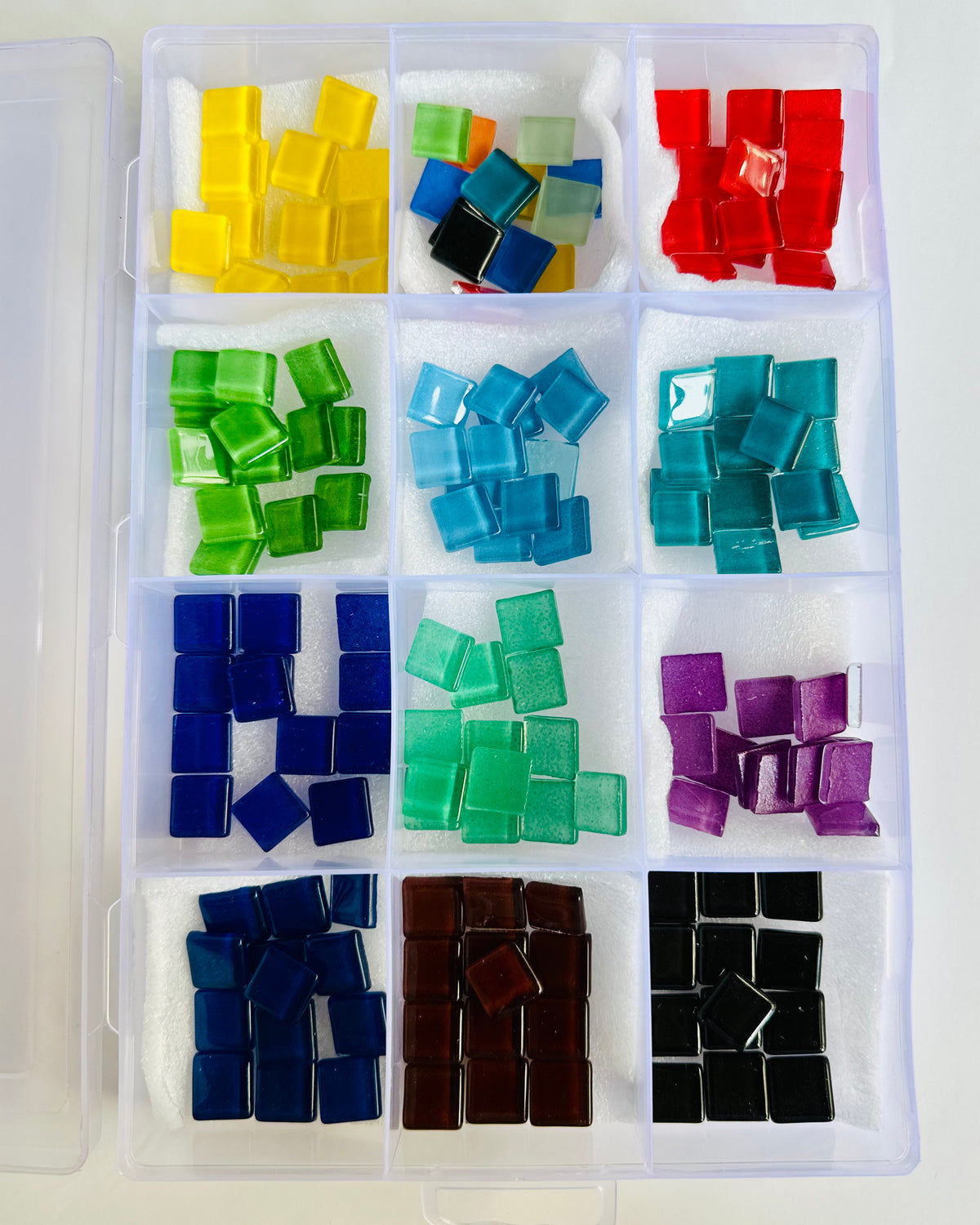 Mosaic Tiles Kit – 12 Color Designs-25g Each -602