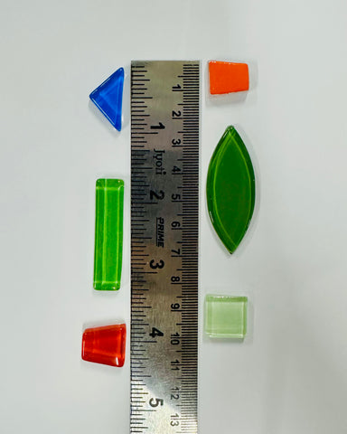 Multicolor Mosaic Tiles Kit – 6 Shape Mix | 25g Each Design-601