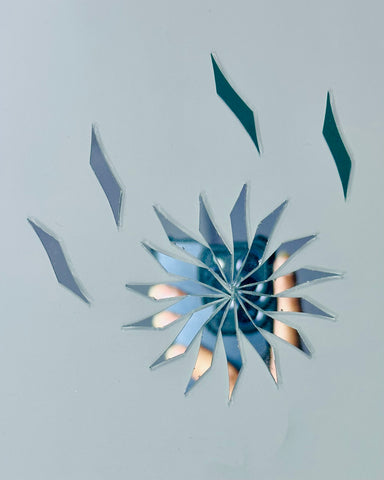 Limited Edition Twisted Petal Shape Mirrors –SLA-30