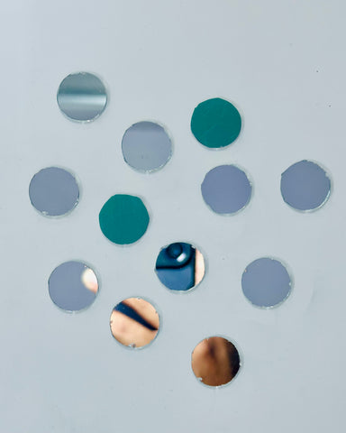 Round shape silver mirrors for art (4mm To 60mm)