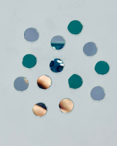 Round shape silver mirrors for art (4mm To 60mm)