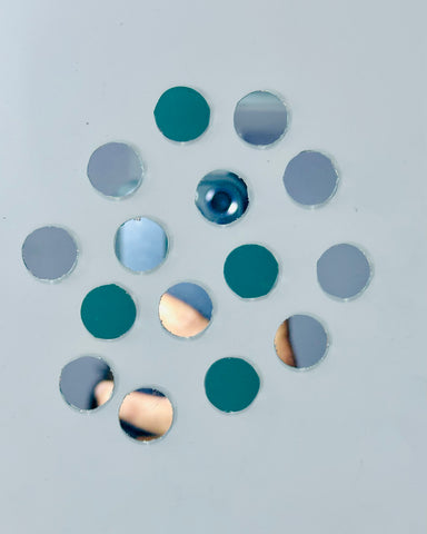 Round shape silver mirrors for art (4mm To 60mm)