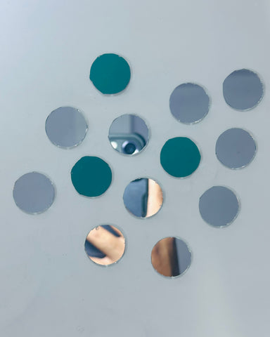 Round shape silver mirrors for art (4mm To 60mm)