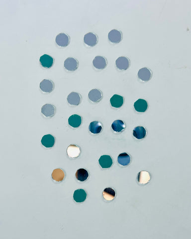 Round shape silver mirrors for art (4mm To 60mm)