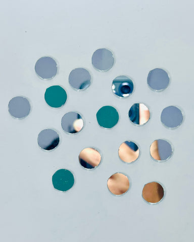 Round shape silver mirrors for art (4mm To 60mm)