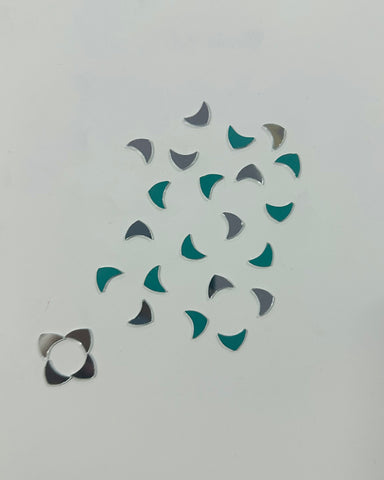 Limited Edition Curve Shape Mirrors for Lippan Art  –Ex-4