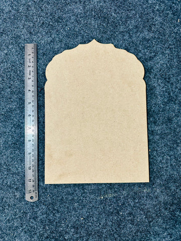 Floral Jharokha MDF Cutout  with mirrors - 608