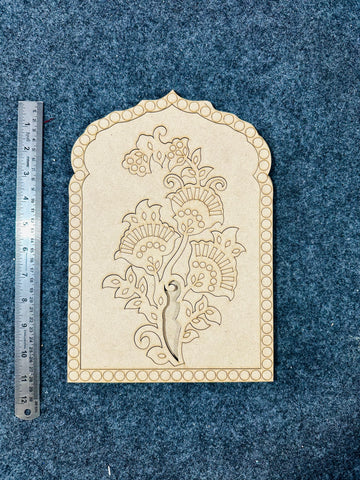 Designer Floral Jharokha  with mirrors - 609