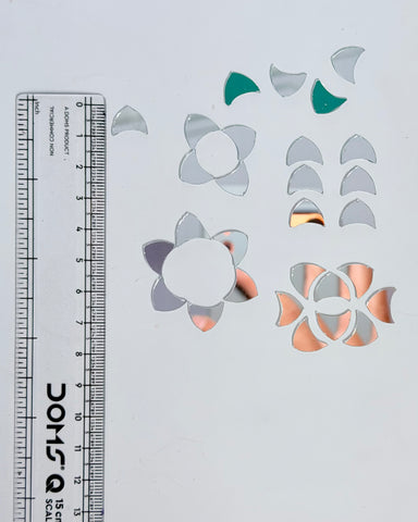 Limited Edition Curve Shape Mirrors for Lippan Art  –Ex-5