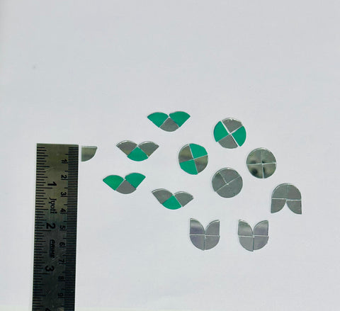 Split Round Petal Mirror-1454