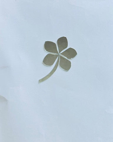 Fancy Flower Shape Silver Mirror (1452)