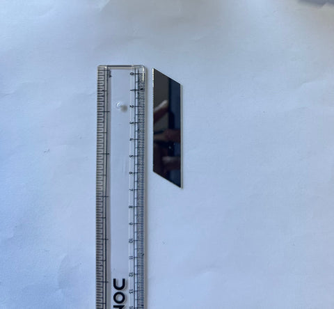 Limited Edition Slant  Shape Silver Mirrors  -Ex-6