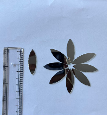 Limited Edition Eye Shape Silver Mirrors  - Ex-7