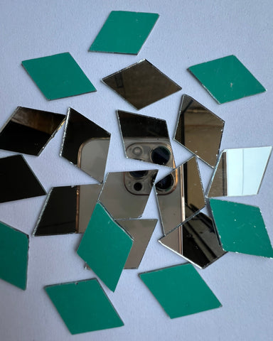 Diamond shape mirrors for art 5mm to 48mm