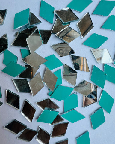 Diamond shape mirrors for art 5mm to 48mm