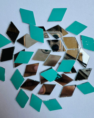 Diamond shape mirrors for art 5mm to 48mm