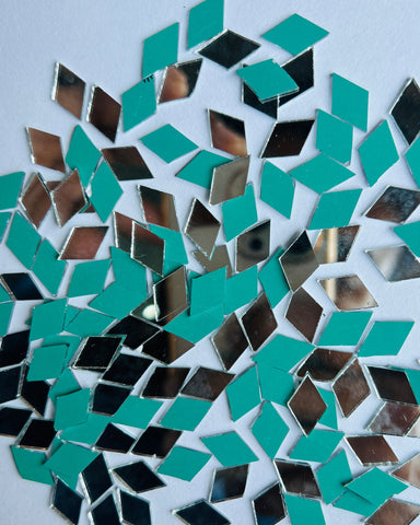 Diamond shape mirrors for art 5mm to 48mm
