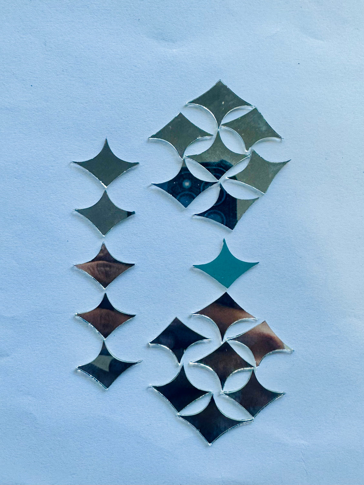 Limited Edition Kite Shape Craft Mirrors for Lippan Art –Ex-2