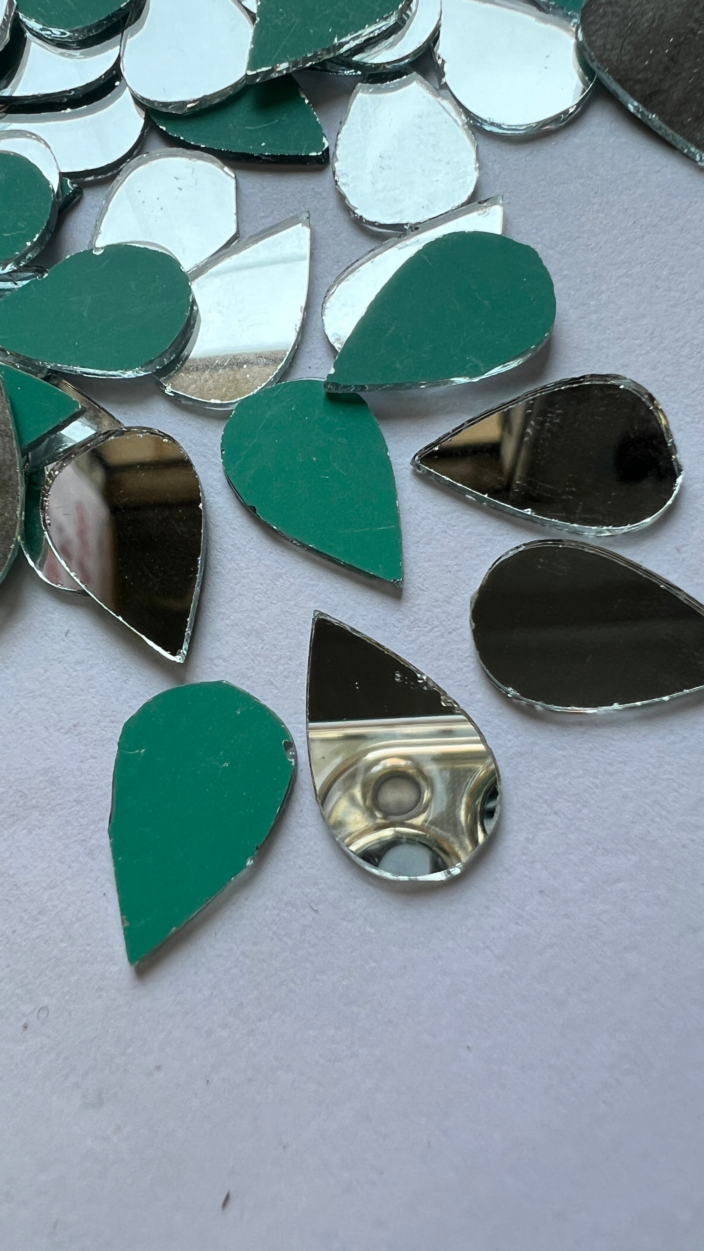 Almond shape mirror 6,8,10,12 mm