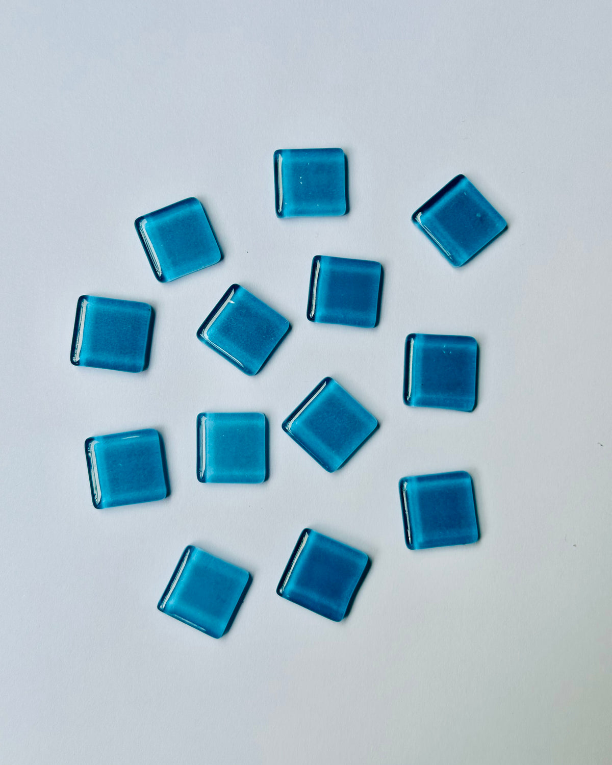 SQUARE SHAPE SKY BLUE COLOUR MOSAIC TILES-536