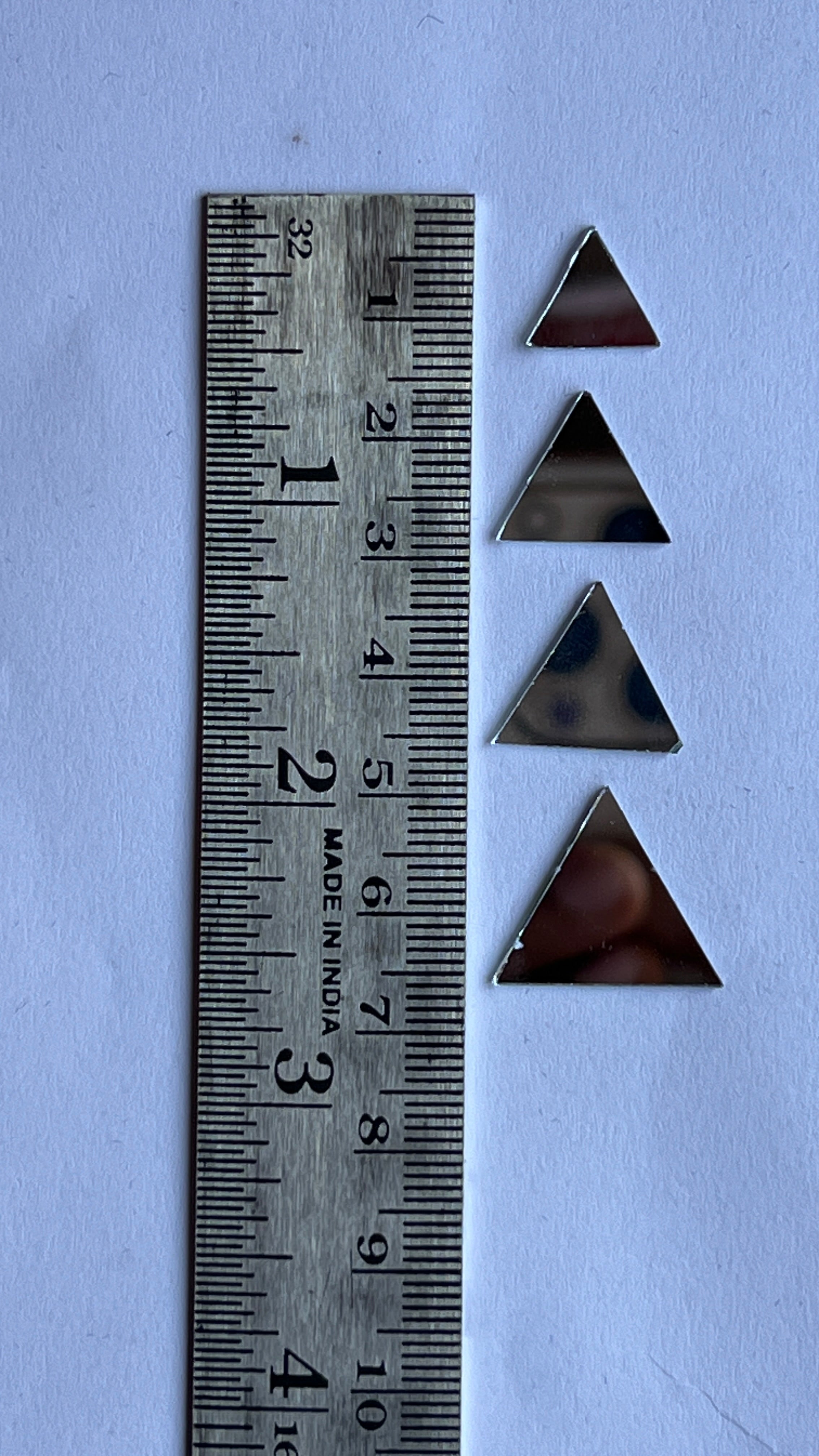 Triangle shape mirror 12,14,16,20 mm