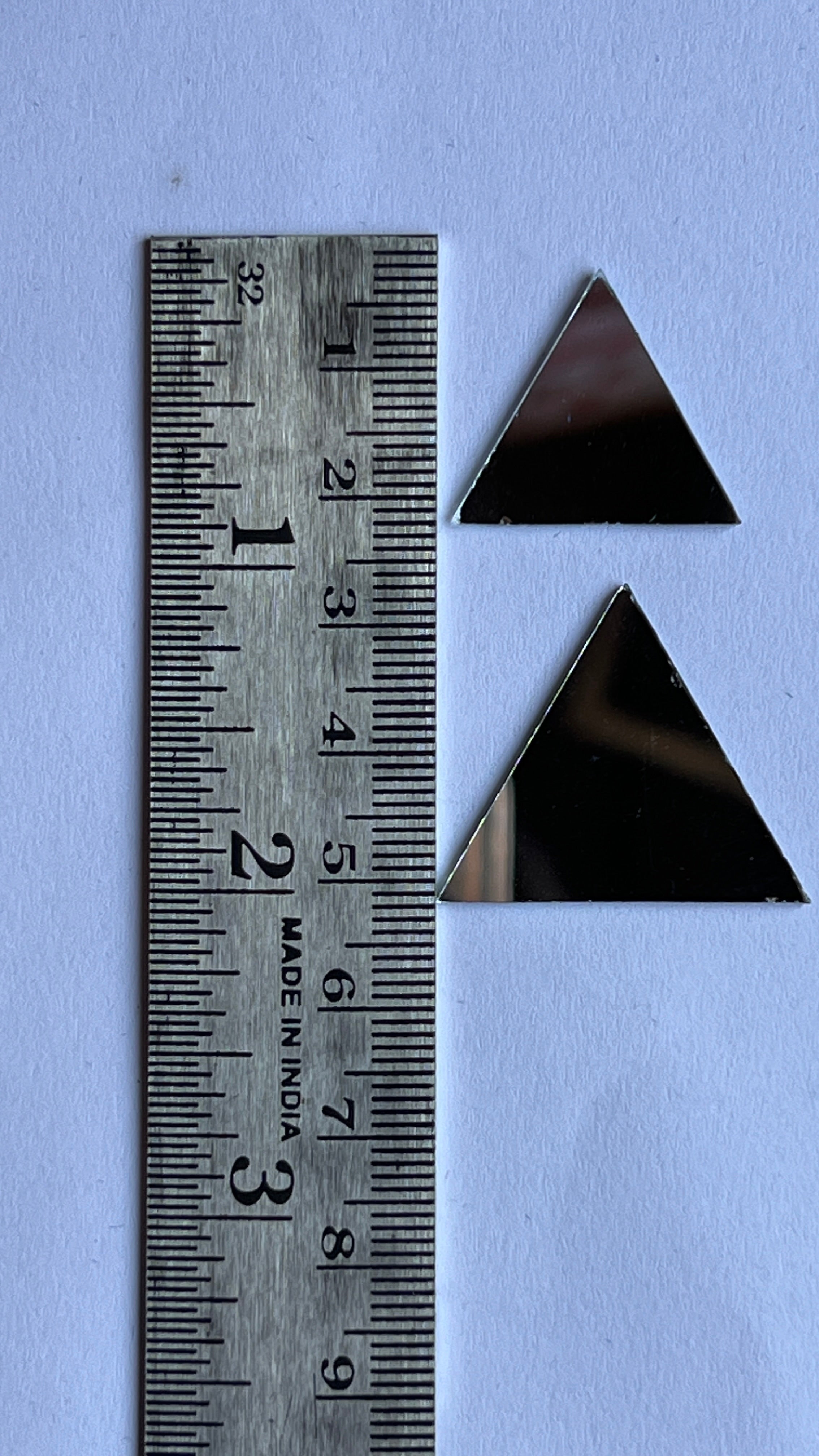 Triangle shape mirror 24,28,35,38 mm