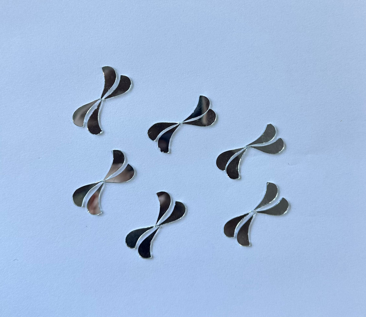 Left Side Teardrop Shape Silver Mirror-1457-H