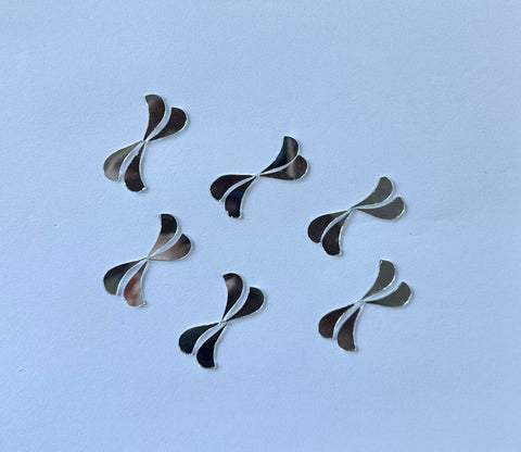 Left Side Teardrop Shape Silver Mirror-1457-H