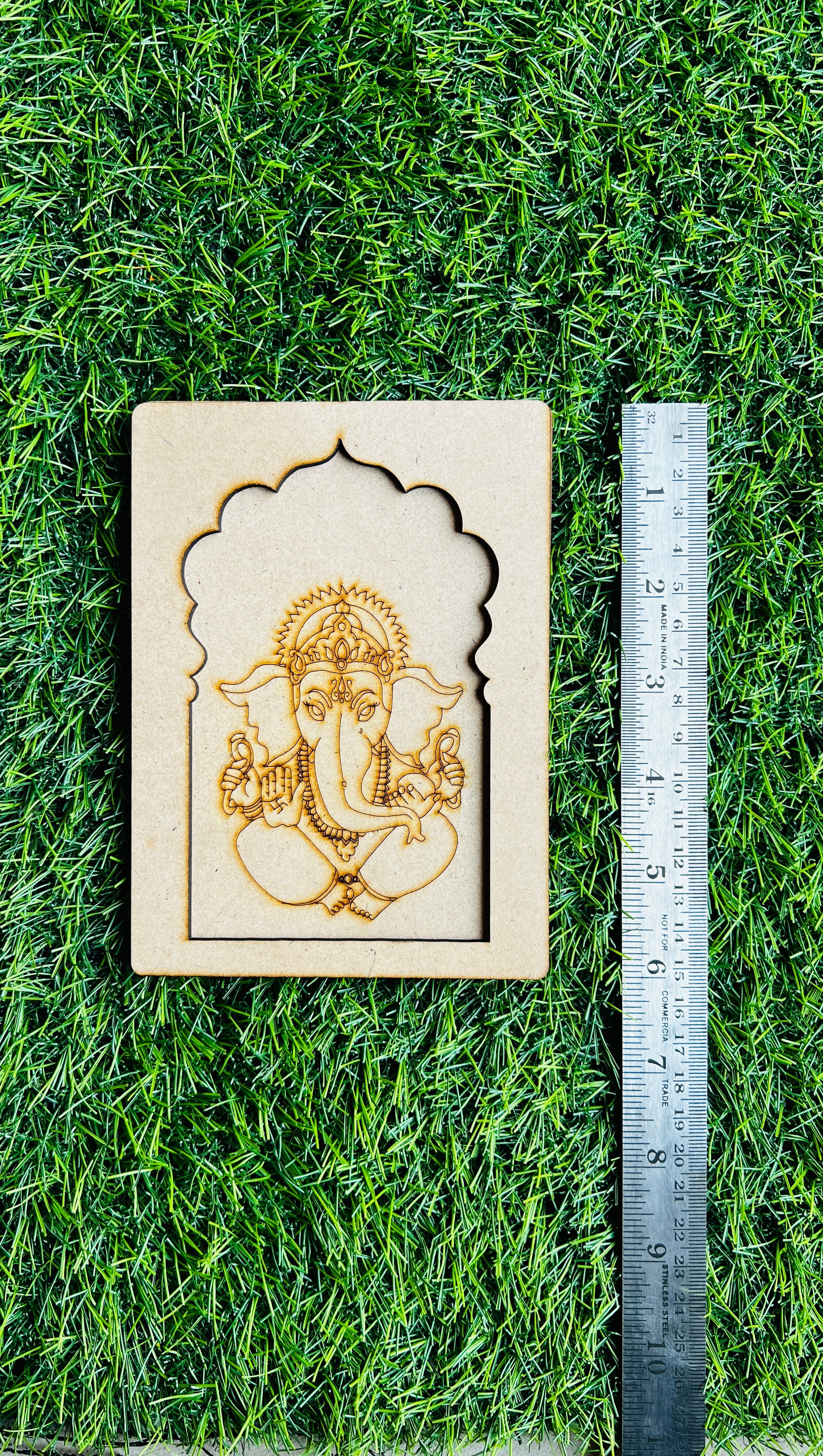 Mdf rectangular ganeshji shape-168