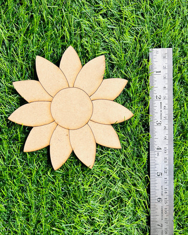 MDF Premarked flower shape-62