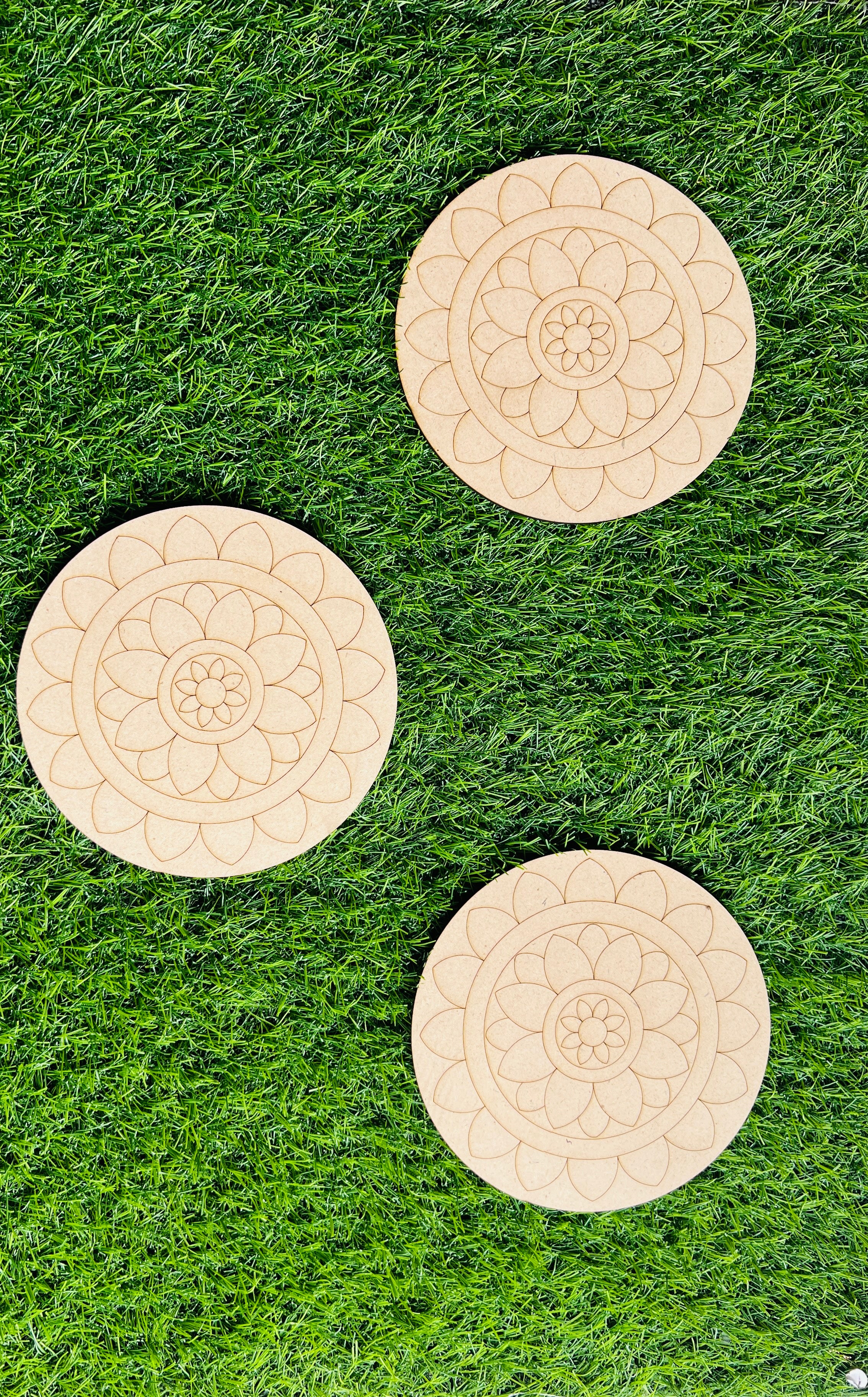 Mdf round fancy shape-86