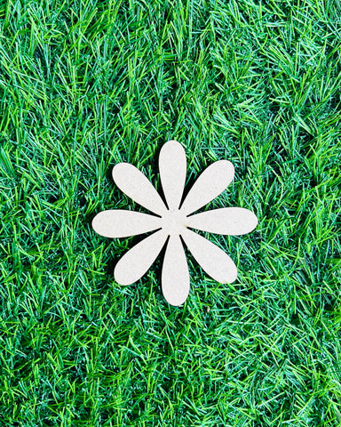 MDF Premarked flower cutout-61
