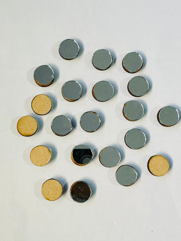 Circle Shape MDF with Matching Silver Mirrors-Ch-3